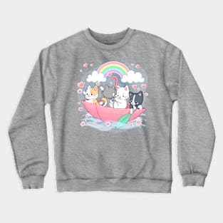 Kitty Rowboat Crewneck Sweatshirt